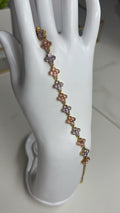 Bracelet Hezra rose violet