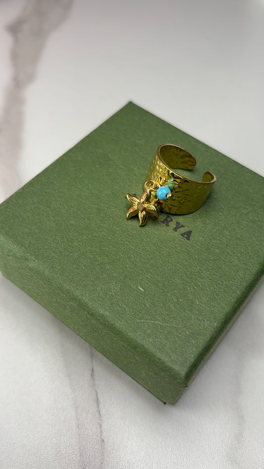 Bague breloque étoile