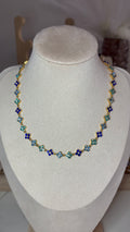 Collier Hezra bleu marine
