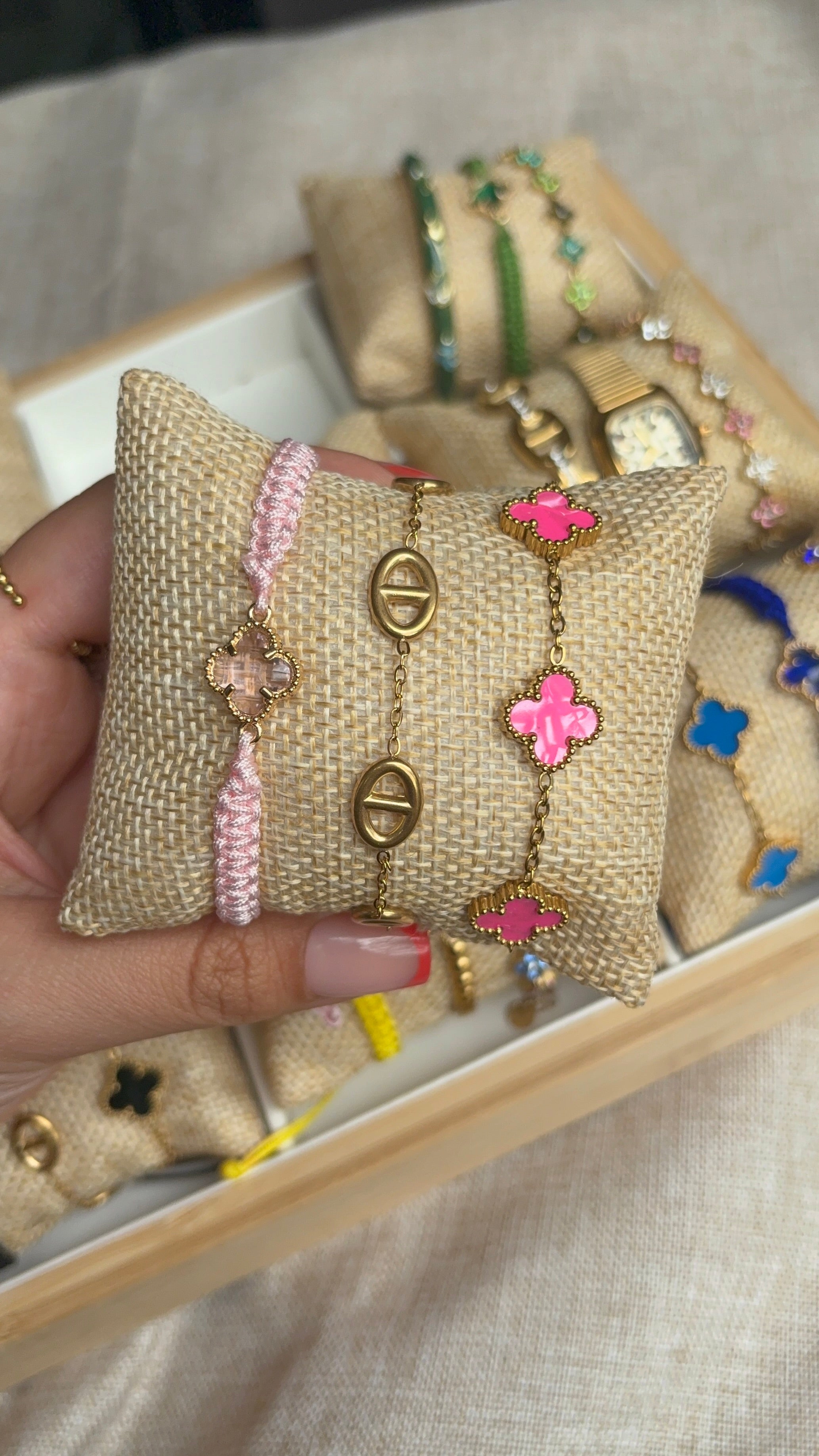 Compo de 3 bracelets en acier inoxydable