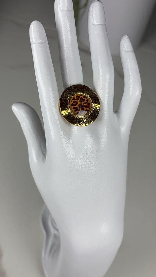 Bague léopard