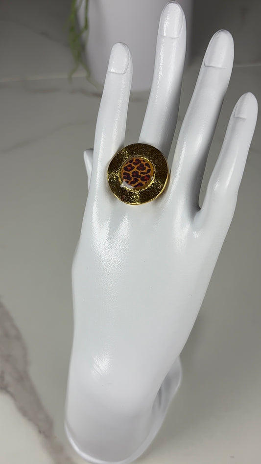 Bague léopard