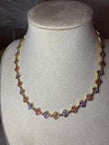 Collier Hezra violet rose