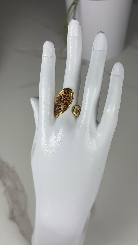 Bague léopard